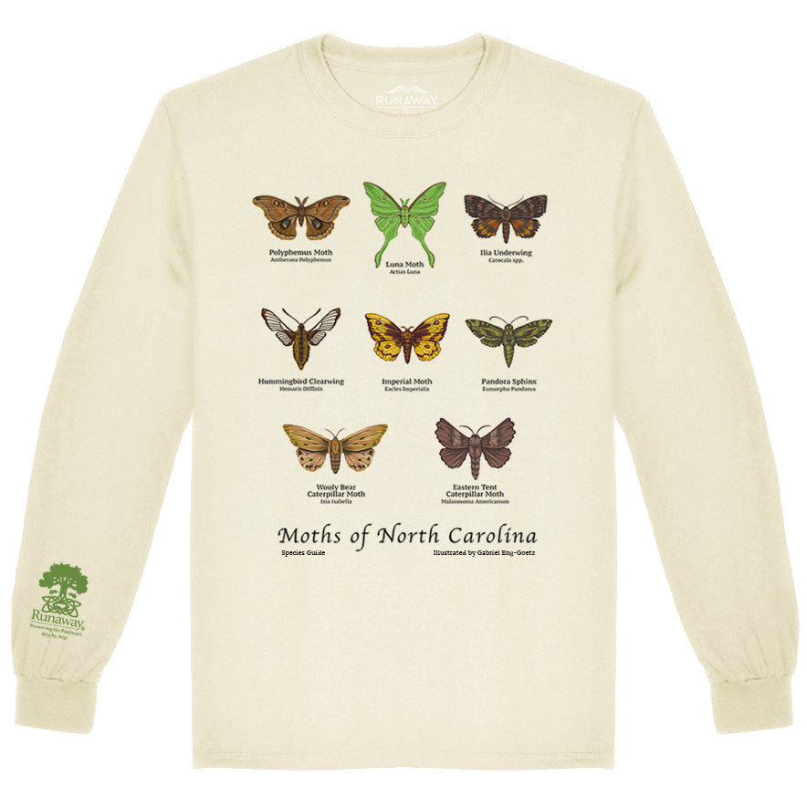 Moths of NC LS Tee