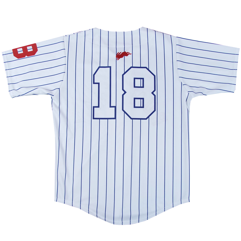 Pinstripe Baseball Jersey